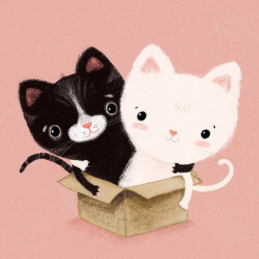 Black and White cat | Diamond Painting