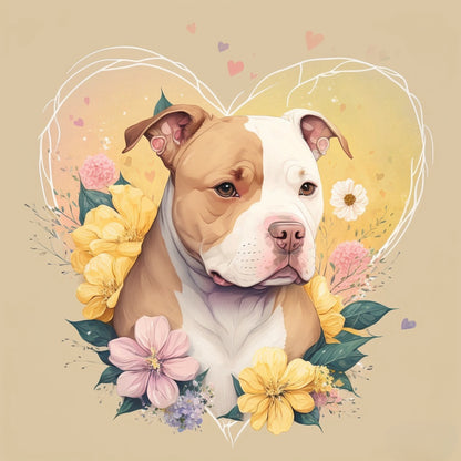 Pit Bull Dog | Diamond Painting