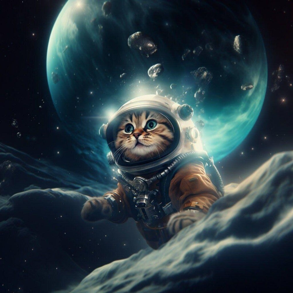 Cats in Space | Diamond Painting