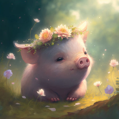 Pig | Diamond Painting