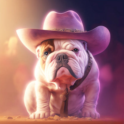 English Bulldog Dog | Diamond Painting