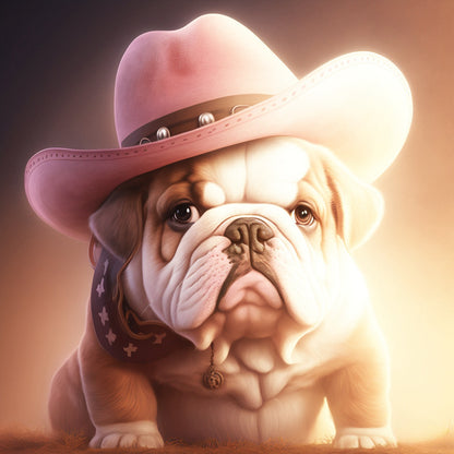 English Bulldog Dog | Diamond Painting
