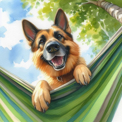 Dog German Shepherd | Diamond Painting