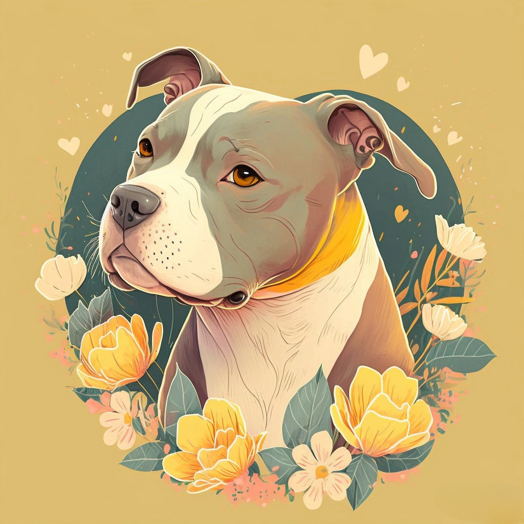 Pit Bull Dog | Diamond Painting