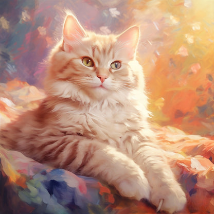 Maine Coon Cat | Diamond Painting