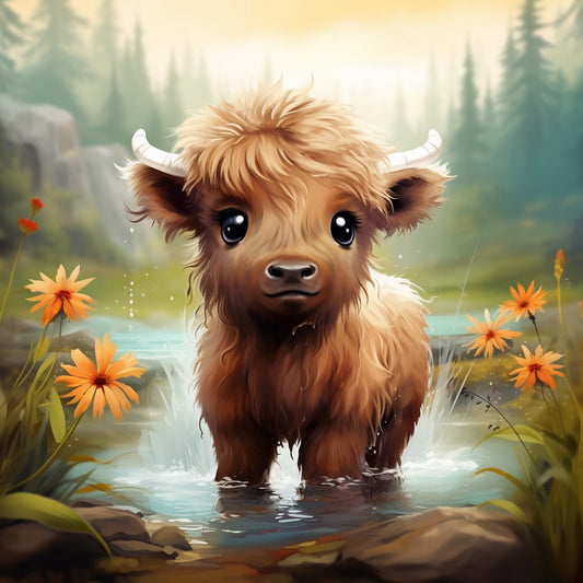 Highland Cow | Diamond Painting