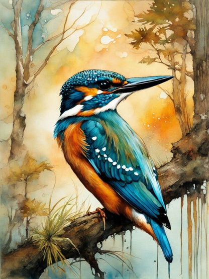 Kingfisher | Diamond Painting