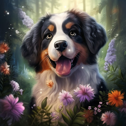 Bernese Mountain Dog | Diamond Painting