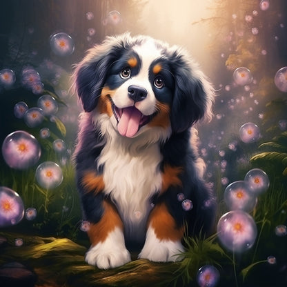 Bernese Mountain Dog | Diamond Painting