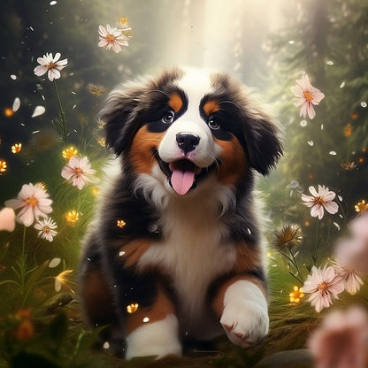 Bernese Mountain Dog | Diamond Painting