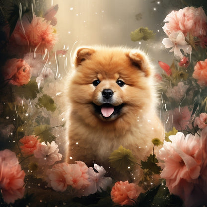 Dog Chow Chow | Diamond Painting