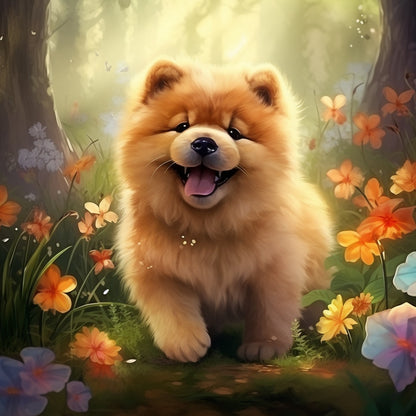 Chow Chow Dog | Diamond Painting