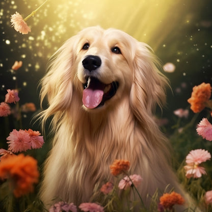 Golden Retriever Dog | Diamond Painting