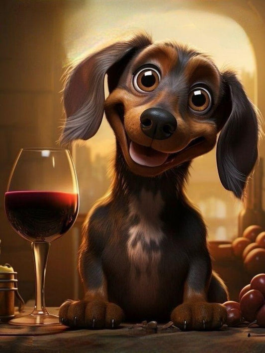 Dachshund Dog | Diamond Painting