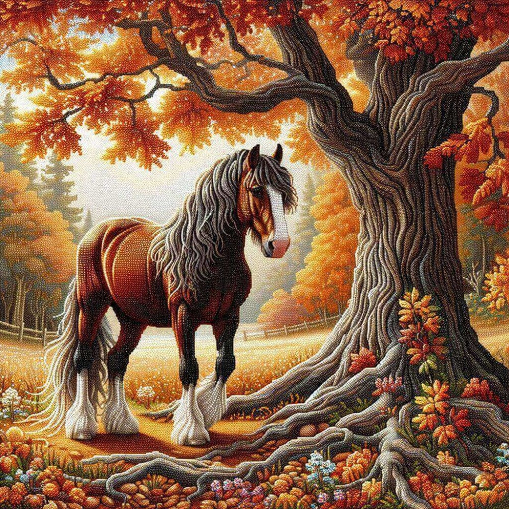 Clydesdale Horse | Diamond Painting