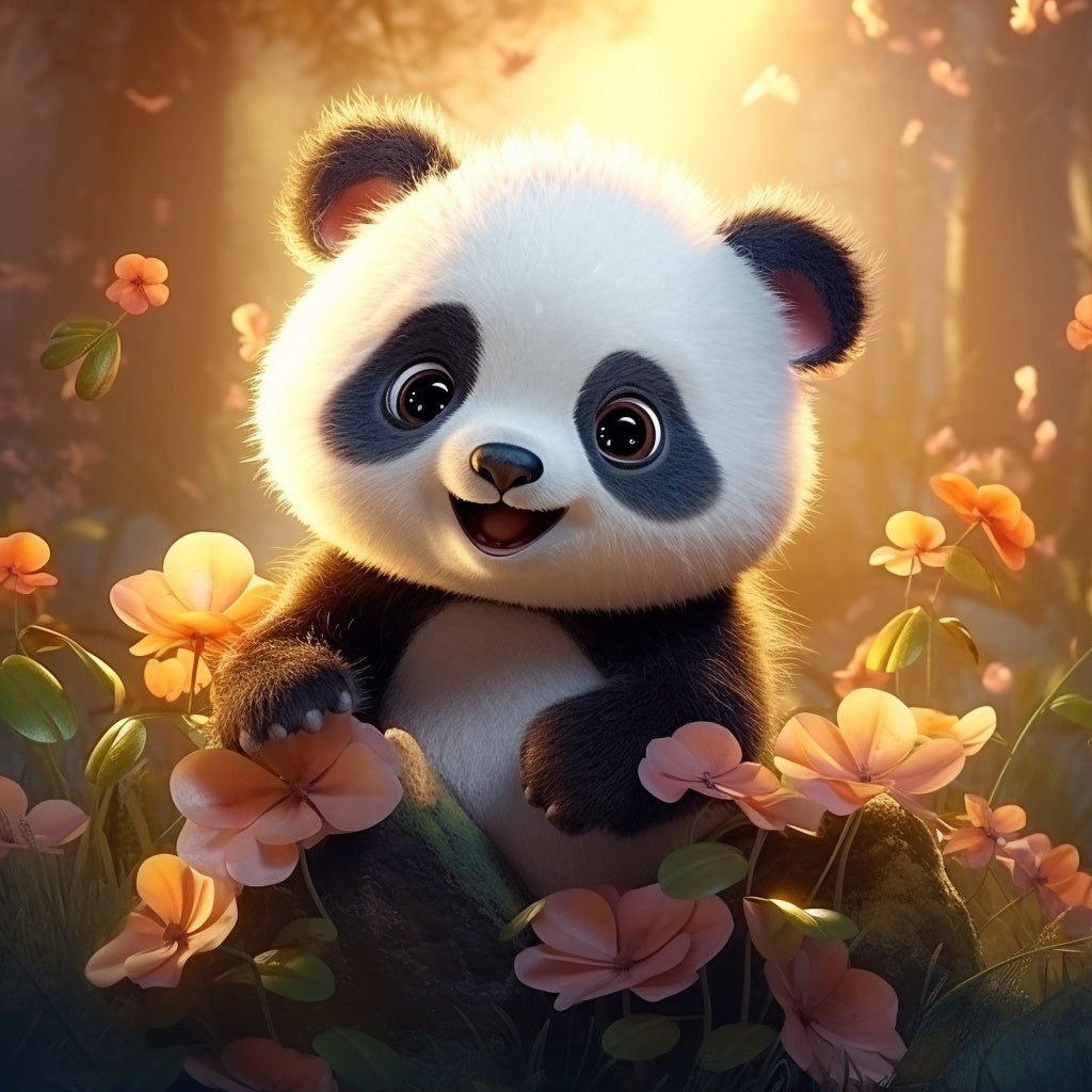 Panda | Diamond Painting