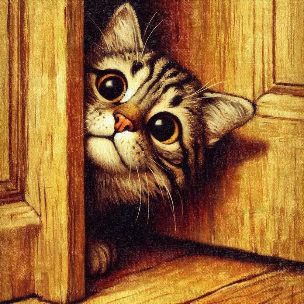 Sneaky Cat | Diamond Painting