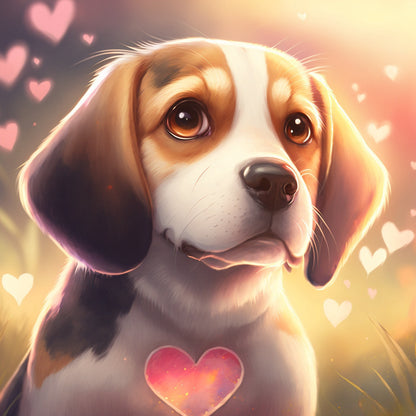 Beagle Dog | Diamond Painting