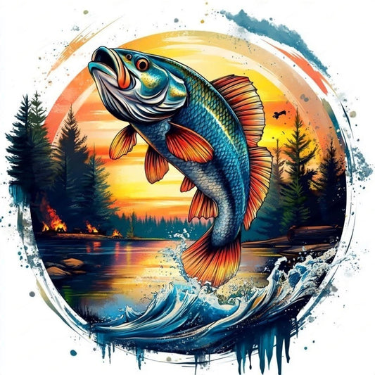 Bass Fish | Diamond Painting