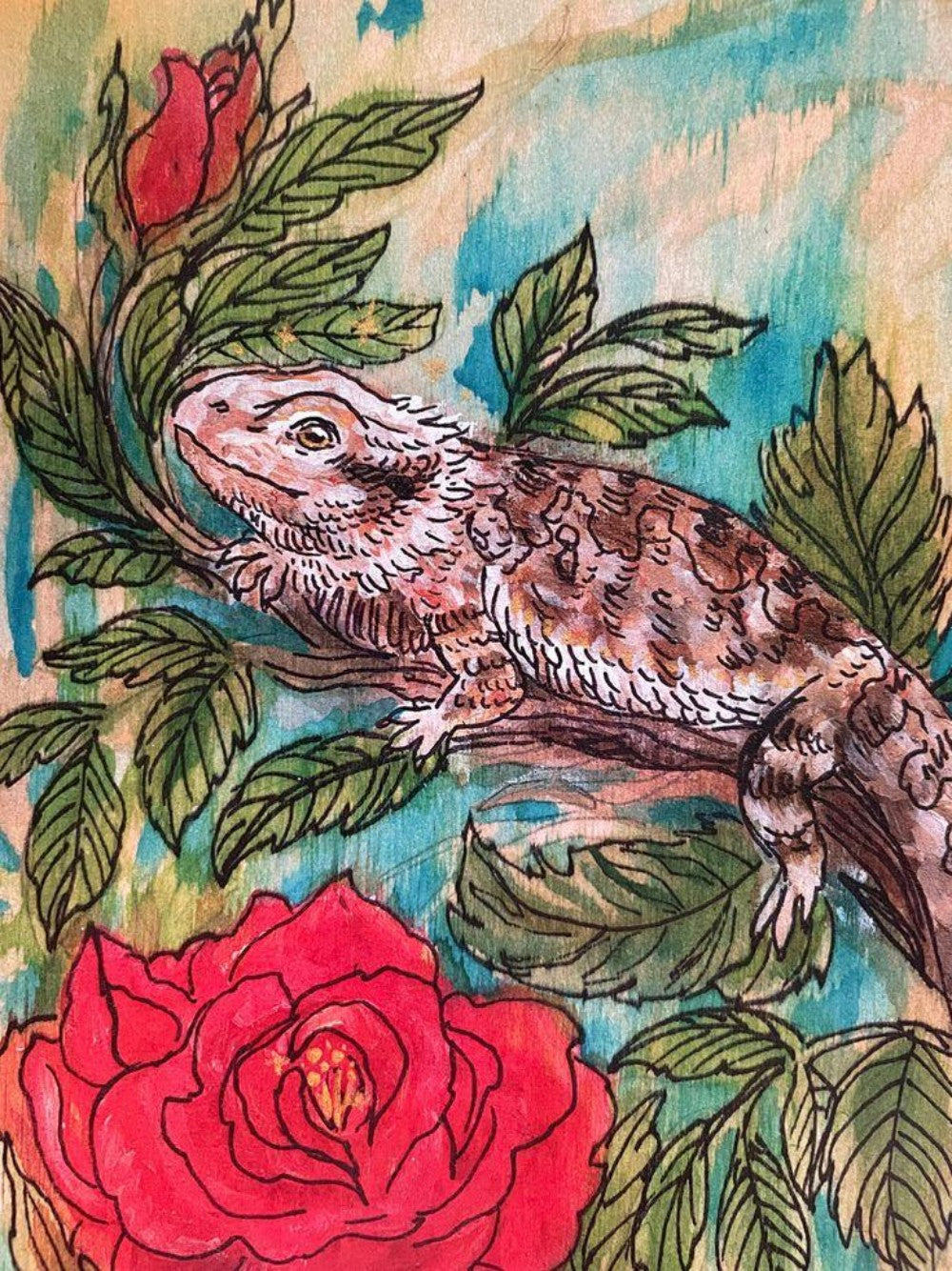 Bearded Dragon | Diamond Painting