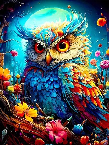 Colorful Owl | Diamond Painting