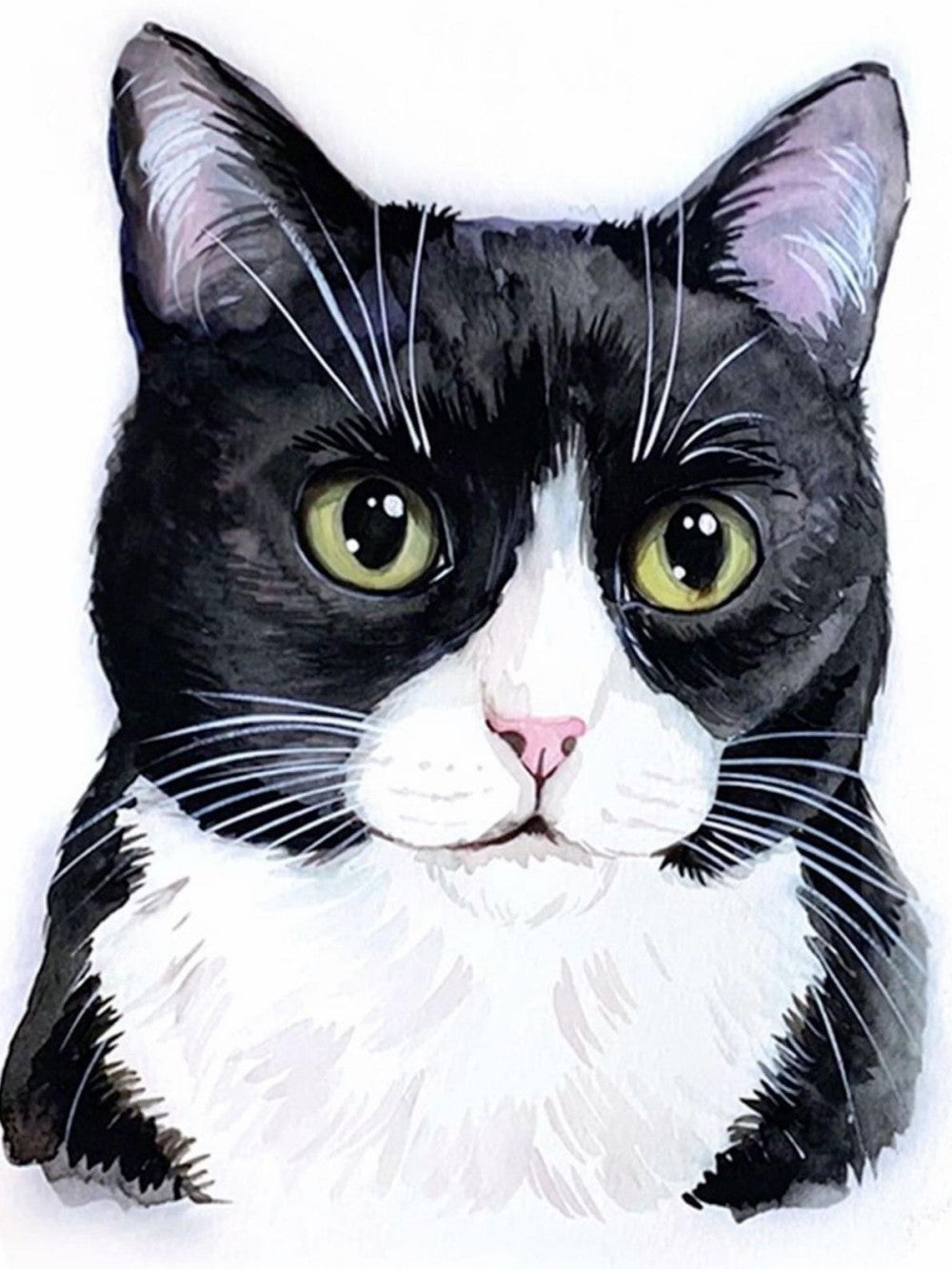 Tuxedo Cat  | Diamond Painting