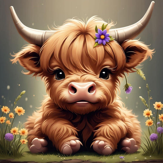 Highland Cow | Diamond Painting
