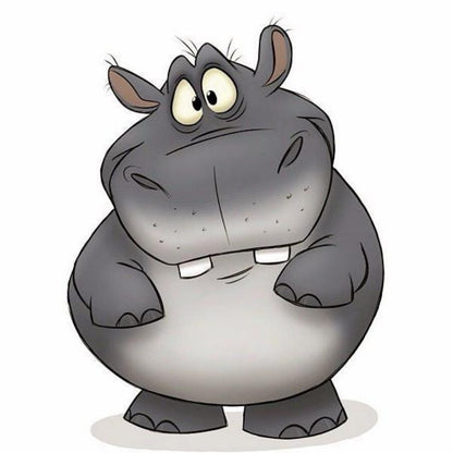 Hippo | Diamond Painting