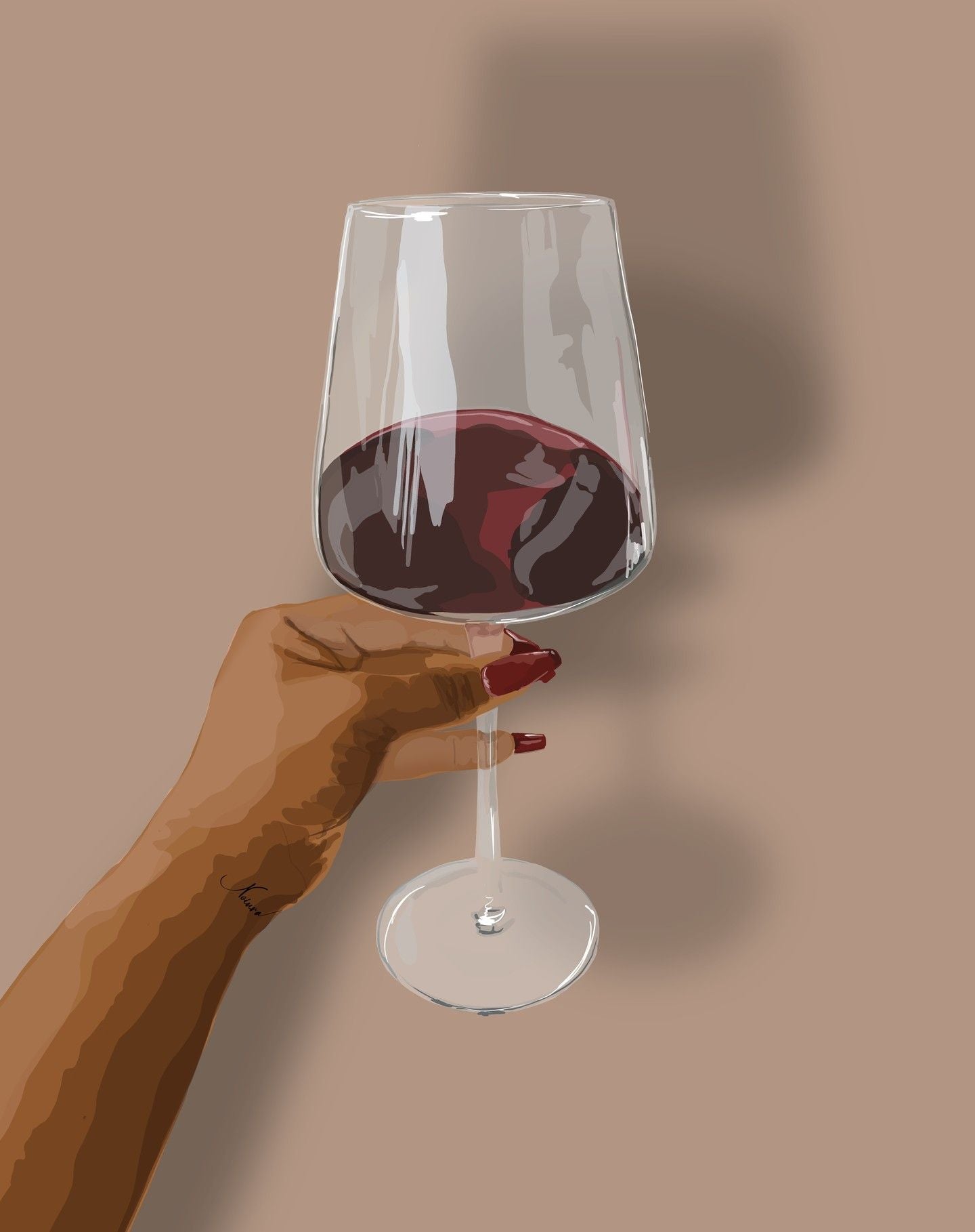 Wine Glass | Diamond Painting
