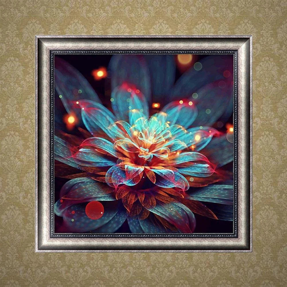 Dark Night Flower | Diamond Painting