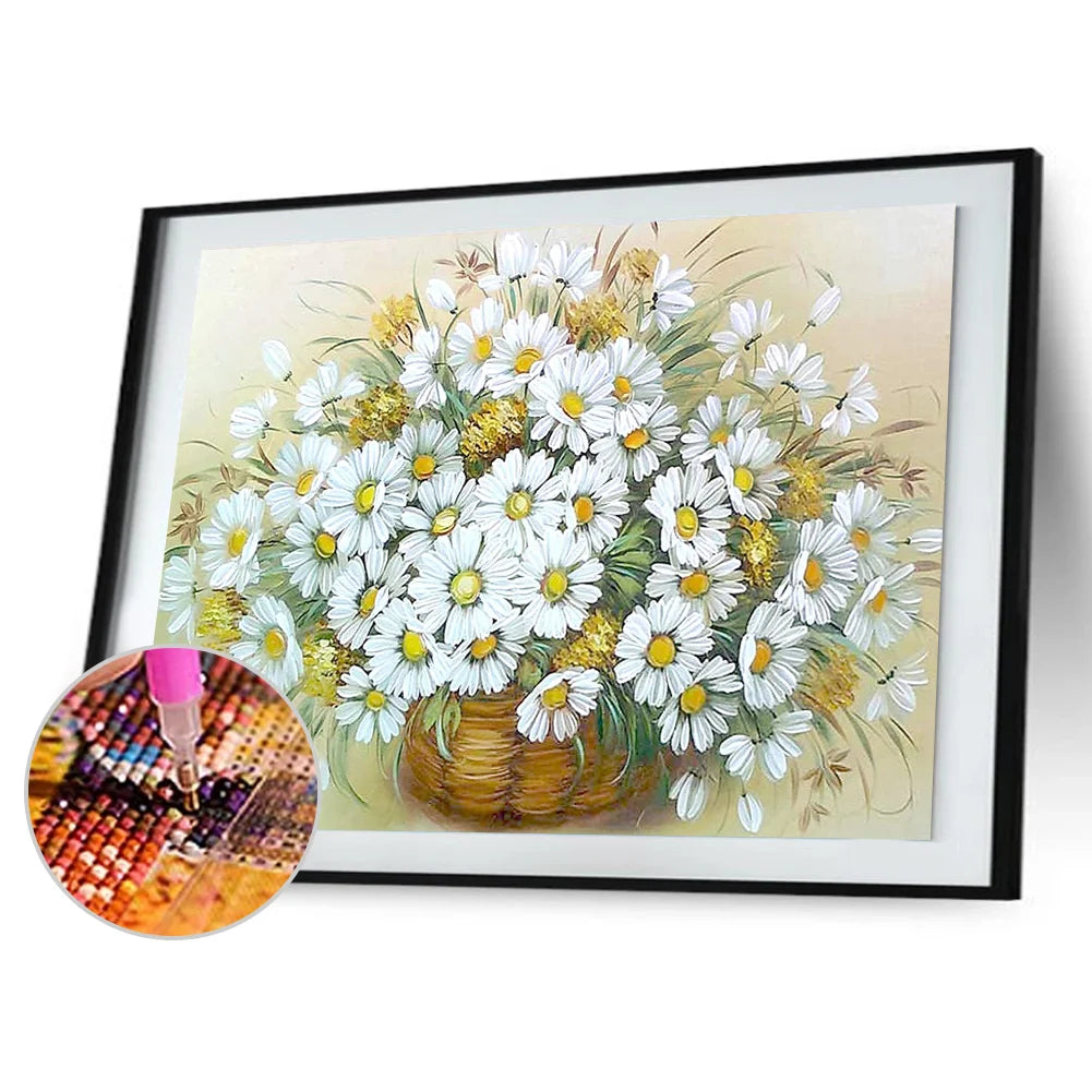 White Flower | Diamond Painting