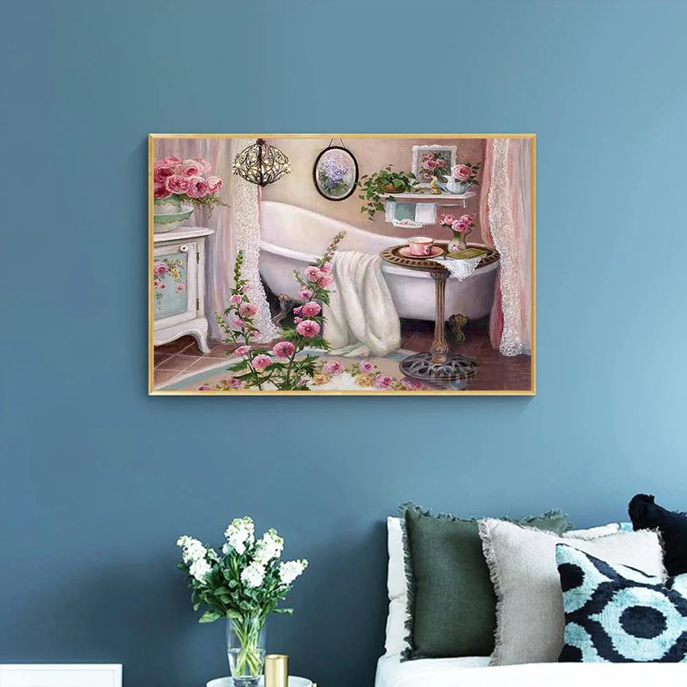 Pink Bathroom | Diamond Painting