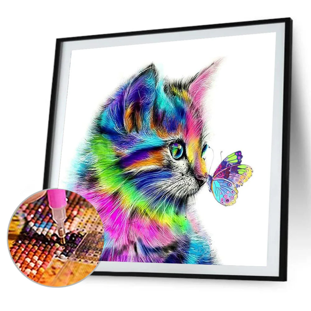 Colorful Cat | Diamond Painting