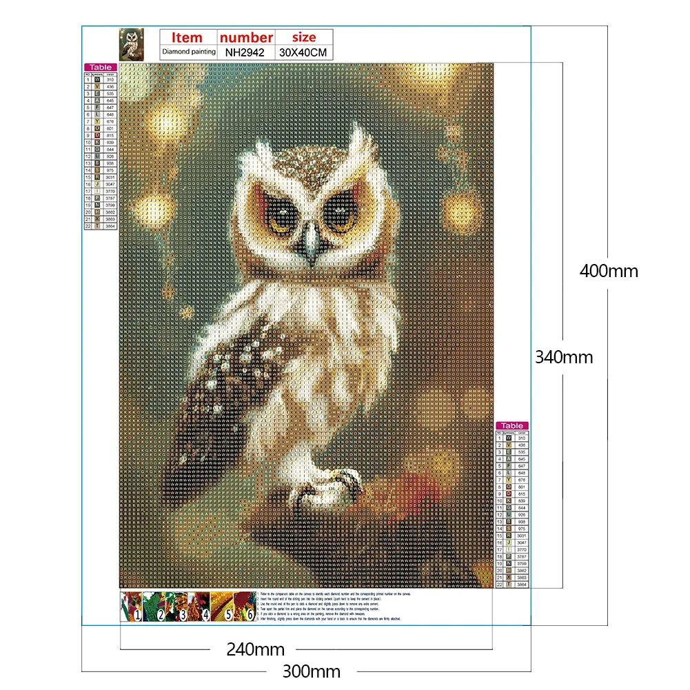 Owl | Diamond Painting