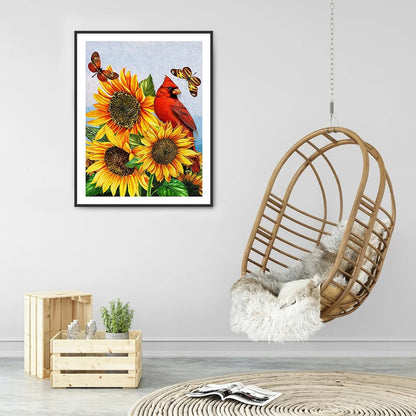 Cardinal Bird | Diamond Painting