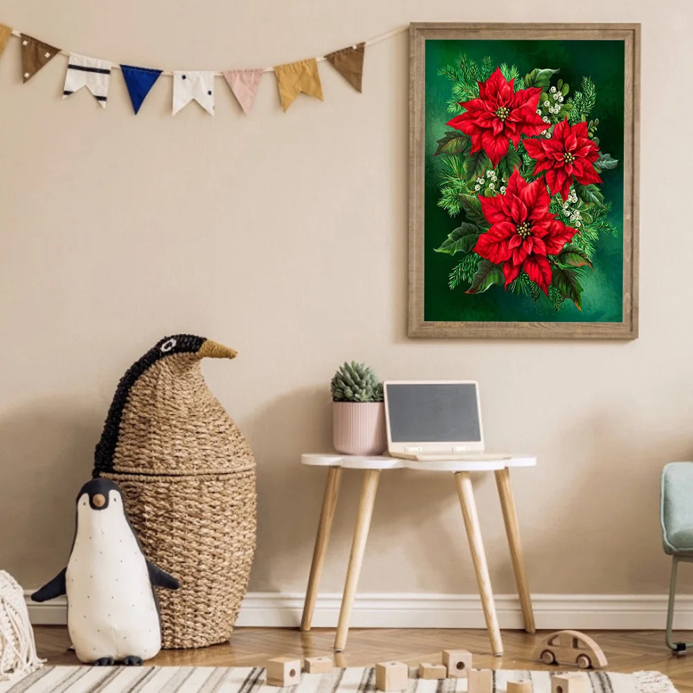 Red Flower | Diamond Painting