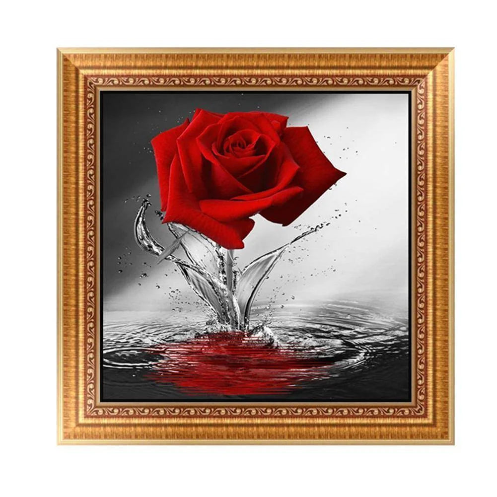 Rose Flower | Diamond Painting