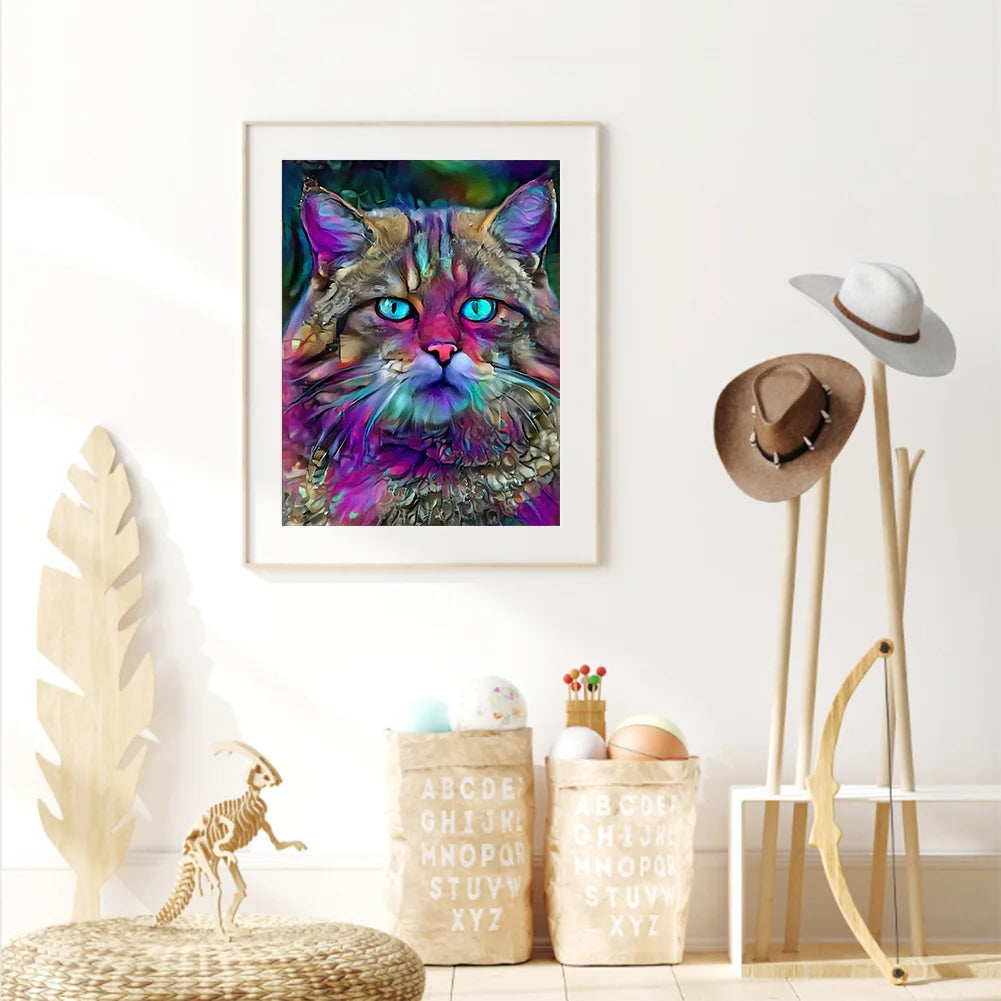 Colorful Cat | Diamond Painting