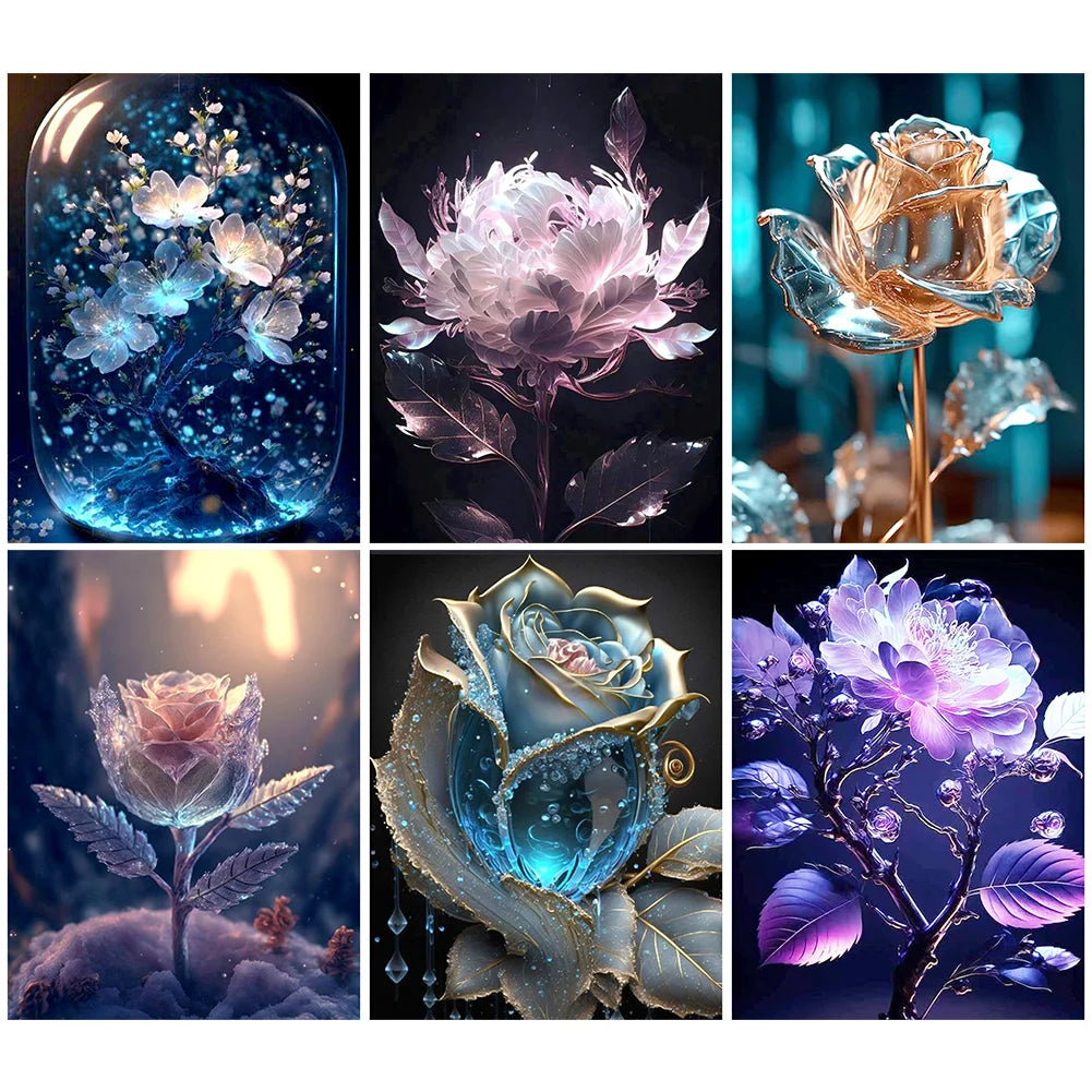 Crystal Flower | Diamond Painting