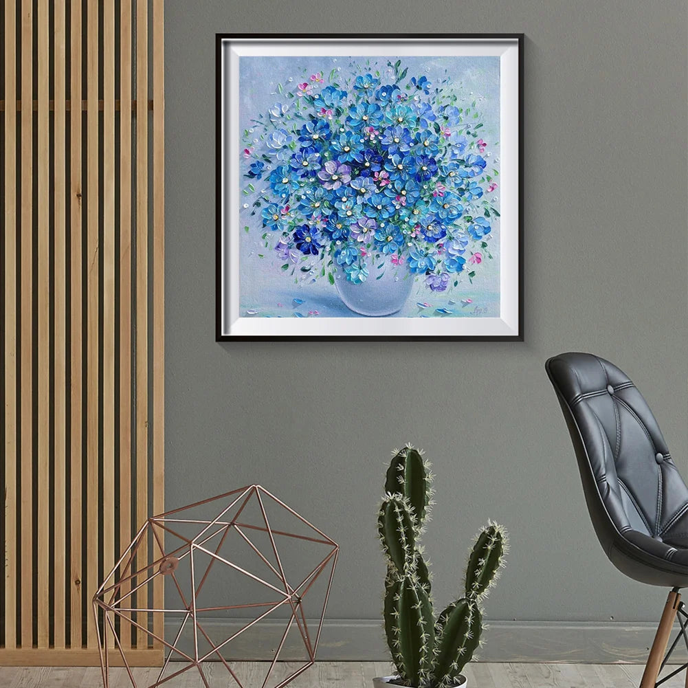 Blue Flower | Diamond Painting
