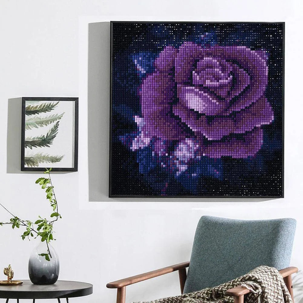 Purple Flower | Diamond Painting