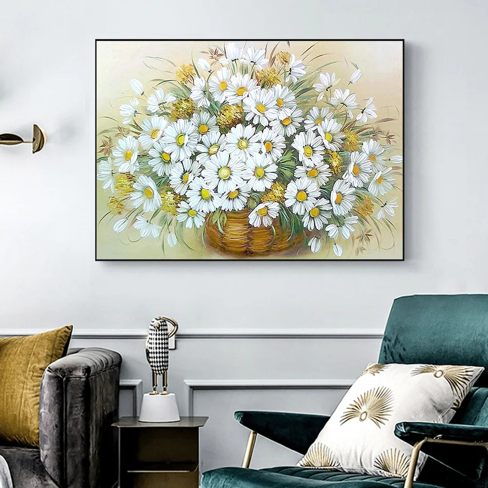 White Flower | Diamond Painting