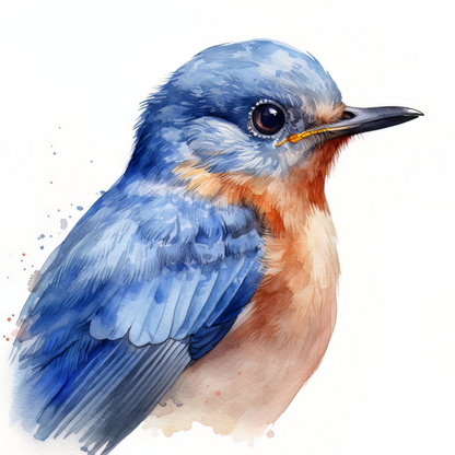 Blue Bird | Diamond Painting