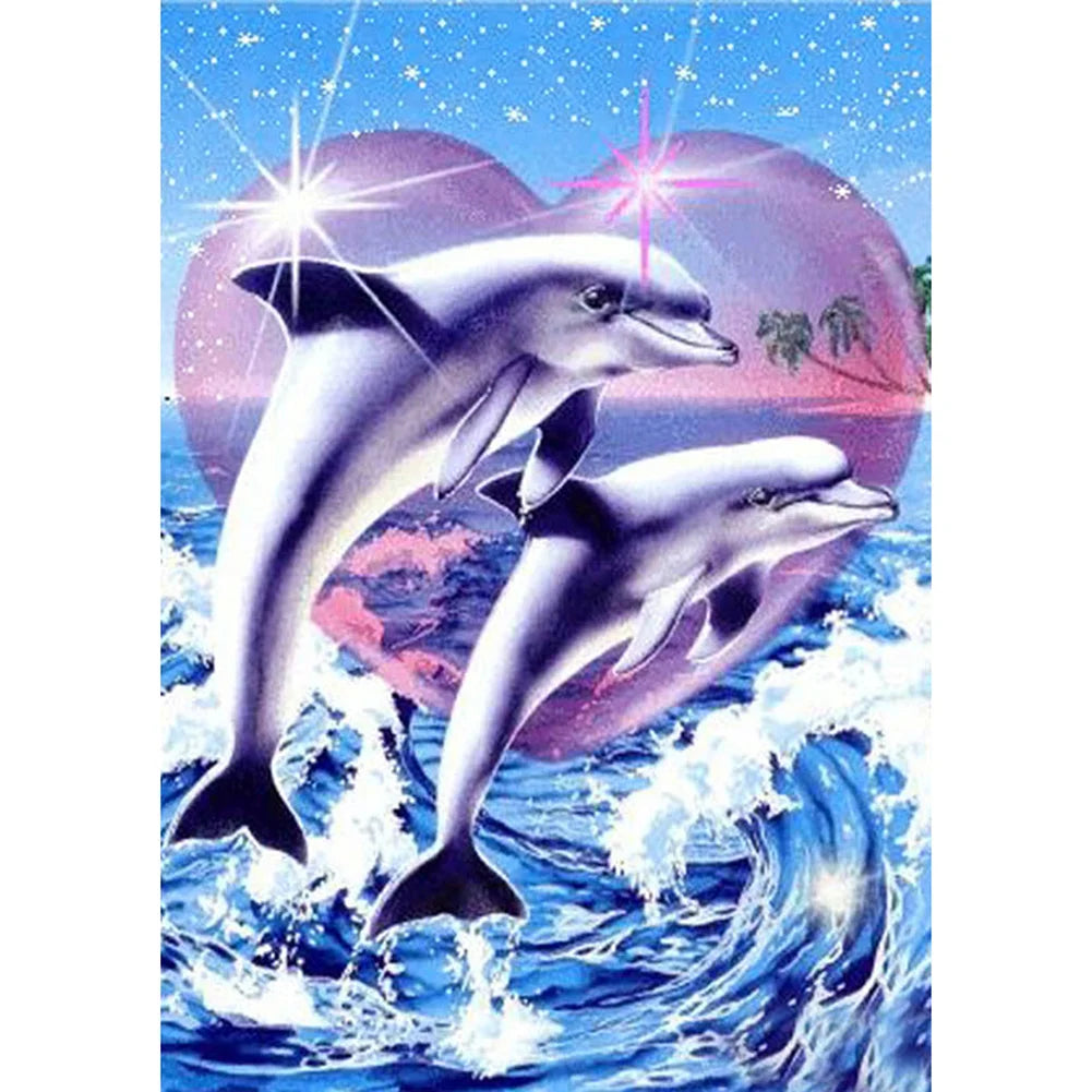 Dolphin | Cross Stitch Embroidery