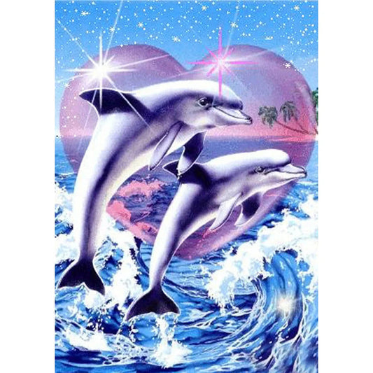 Dolphin | Cross Stitch Embroidery
