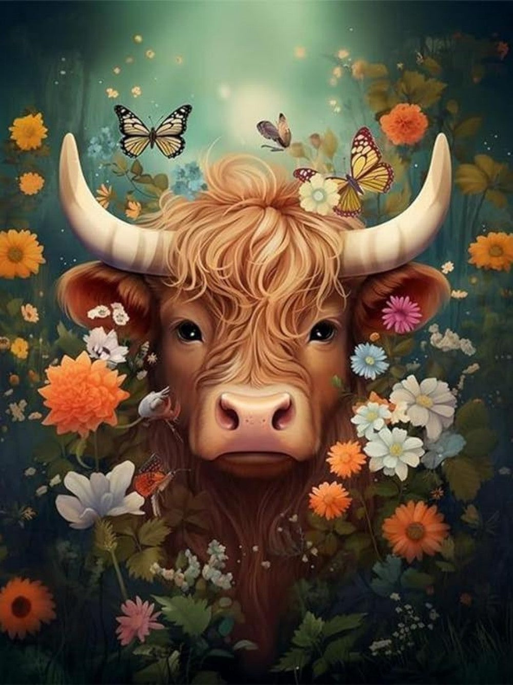 Highland Cow | Diamond Painting