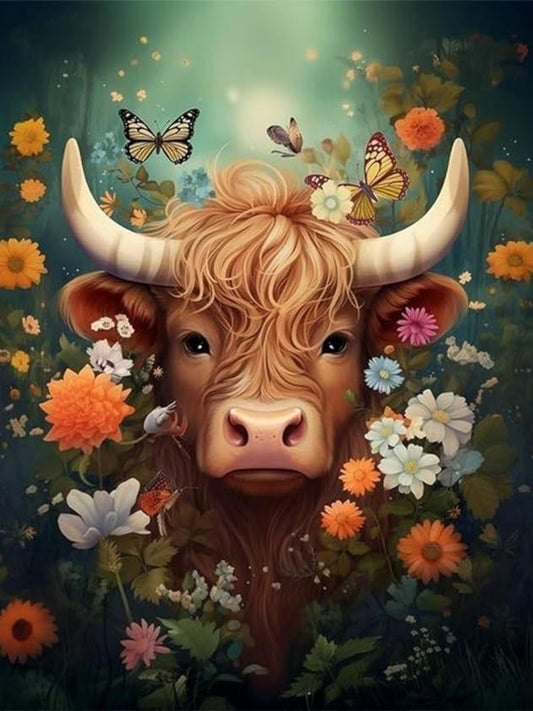 Highland Cow | Diamond Painting