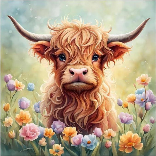 Highland Cow | Diamond Painting