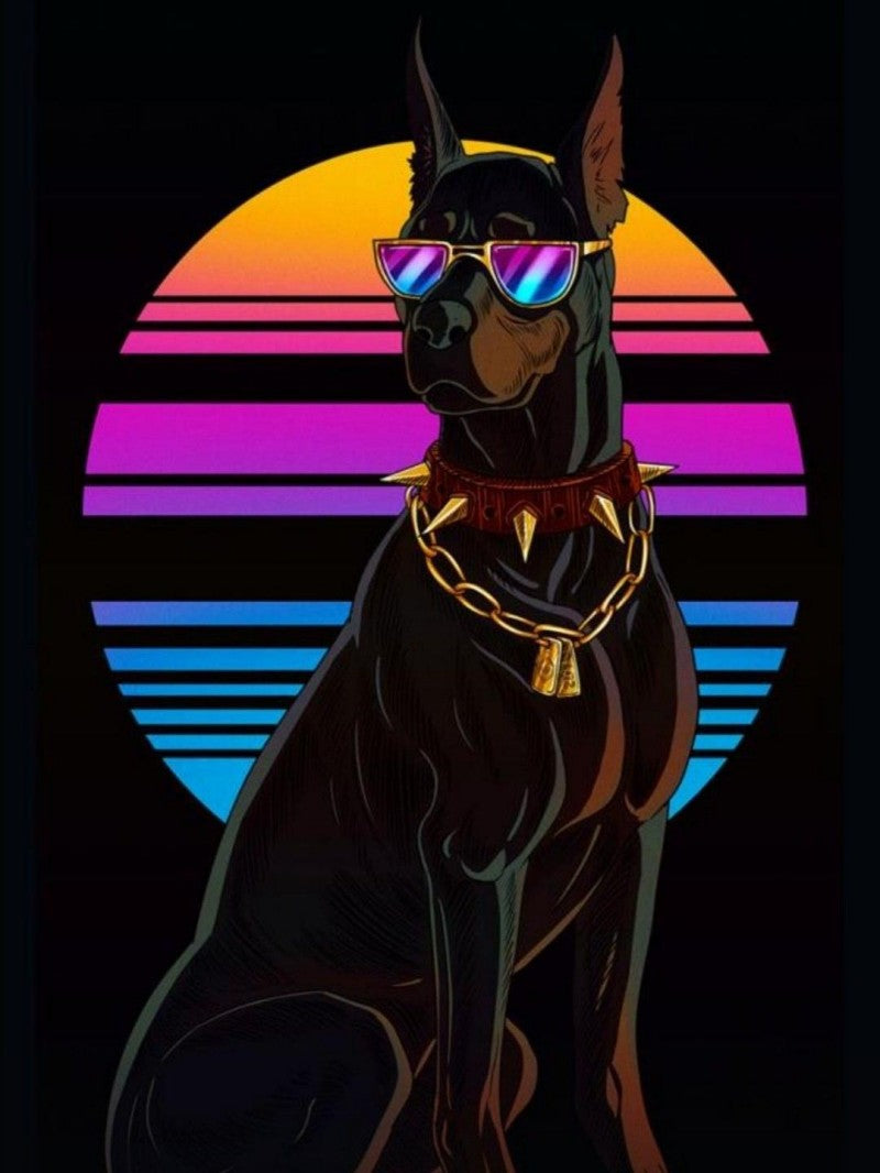 Dog Doberman | Diamond Painting