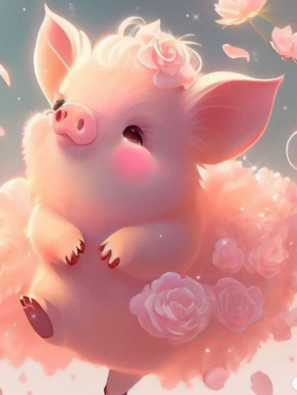 Pig | Diamond Painting